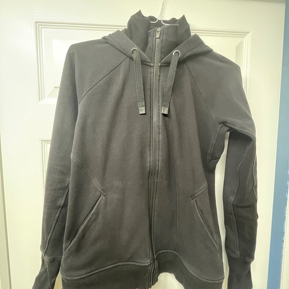 Athleta Triumph full zip Black Sweatshirt Jacket